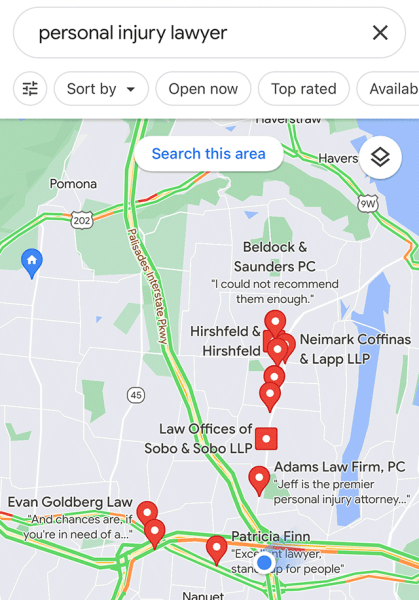 В Google Maps стали показываться отзывы о компаниях