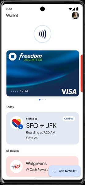 Google запускает приложение для хранения карт Wallet