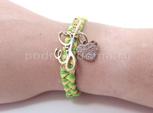 Как сплести браслеты из шнуров и нитей Как сплести браслеты из шнуров и нитей