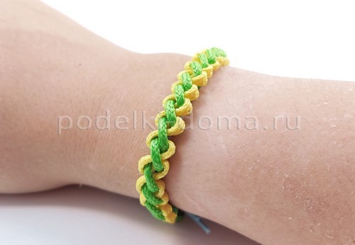 Как сплести браслеты из шнуров и нитей Как сплести браслеты из шнуров и нитей