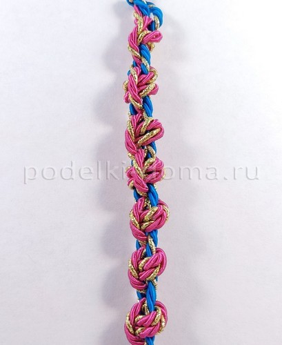Как сплести браслеты из шнуров и нитей Как сплести браслеты из шнуров и нитей
