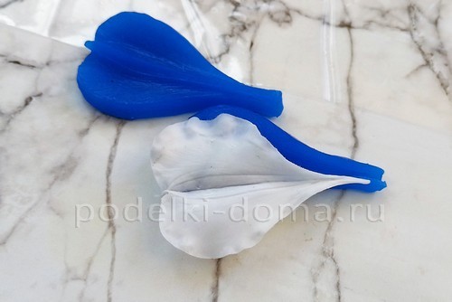 Цветок альстромерия из холодного фарфора