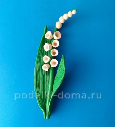 Цветок альстромерия из холодного фарфора