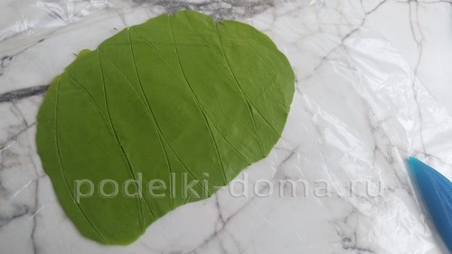 Цветок альстромерия из холодного фарфора