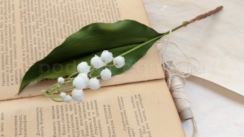 Цветок альстромерия из холодного фарфора