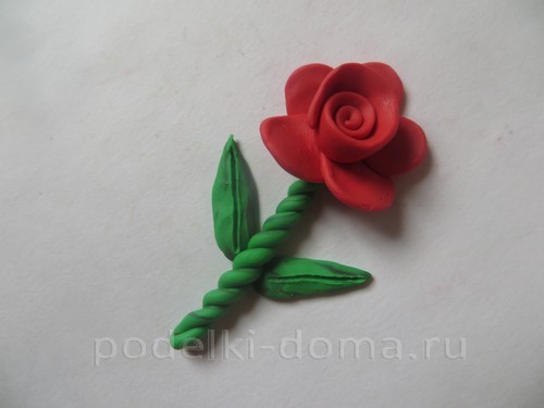 Цветок альстромерия из холодного фарфора