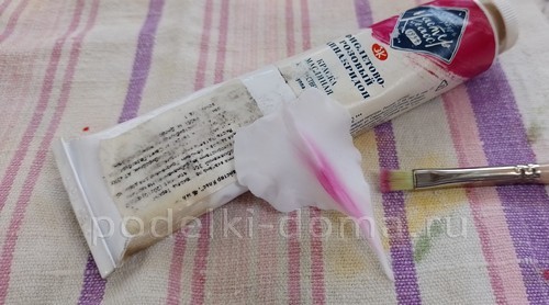 Цветок альстромерия из холодного фарфора