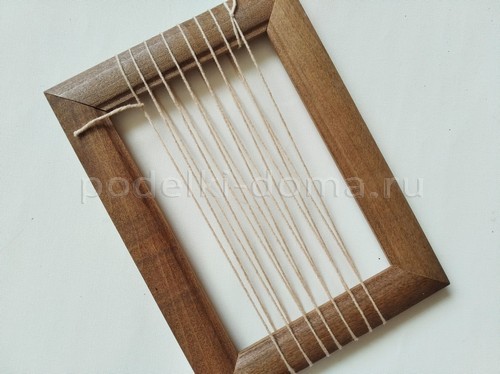 Тканая салфетка без станка Тканая салфетка без станка