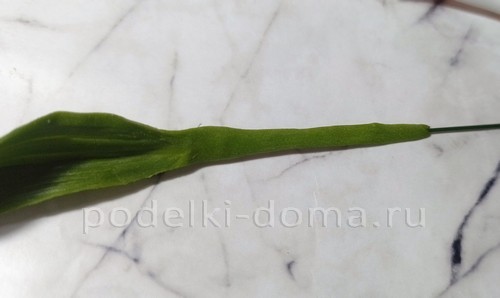 Цветок альстромерия из холодного фарфора