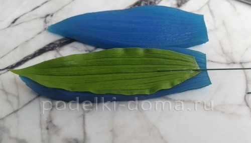 Цветок альстромерия из холодного фарфора