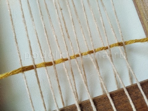 Тканая салфетка без станка Тканая салфетка без станка