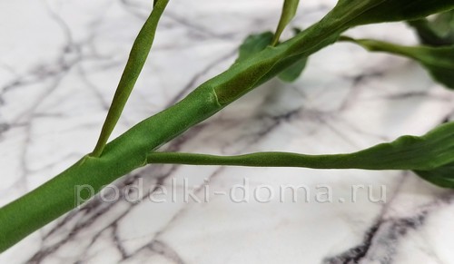 Цветок альстромерия из холодного фарфора