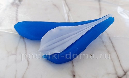 Цветок альстромерия из холодного фарфора