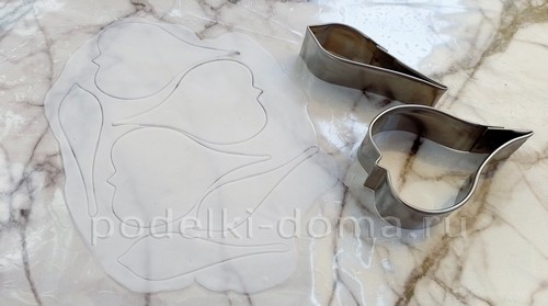 Цветок альстромерия из холодного фарфора