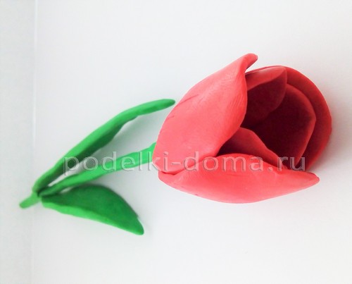 Цветок альстромерия из холодного фарфора