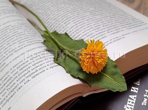 Цветок альстромерия из холодного фарфора