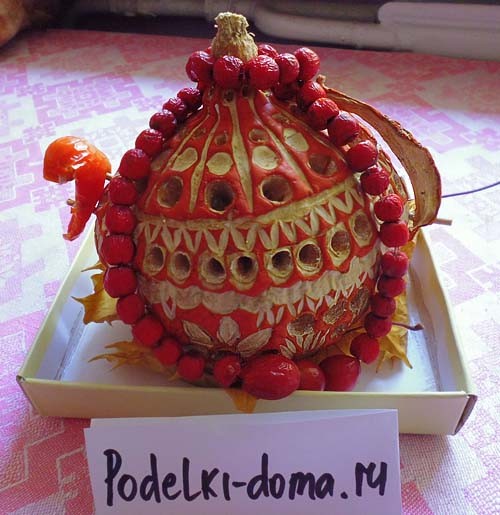 Поделки из тыквы
