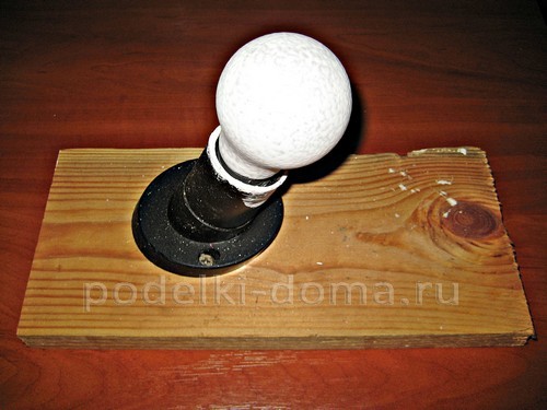 Игрушка на ёлку «Заяц» из лампочки