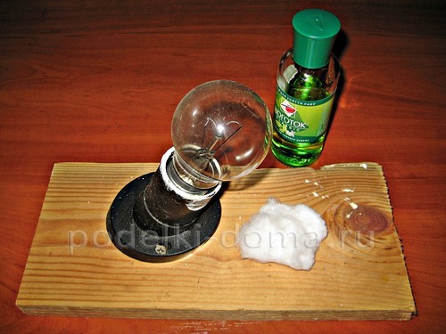 Игрушка на ёлку «Заяц» из лампочки