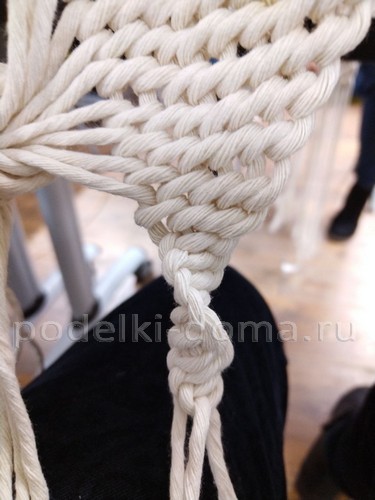 Ангел в технике макраме