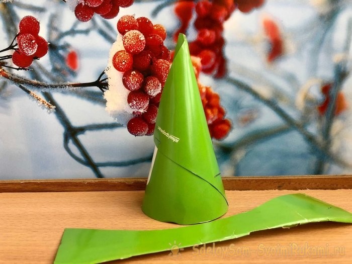 Как сделать маленькую и нарядную, новогоднюю ёлочку