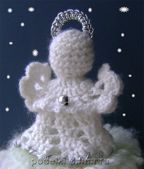 Ангел в технике макраме