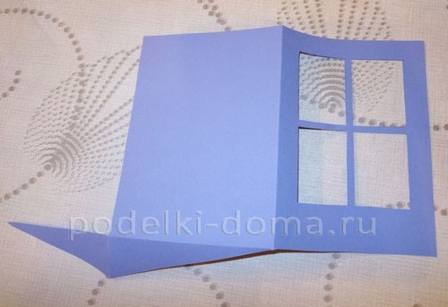 Новогодняя открытка «Окошко» Новогодняя открытка «Окошко»