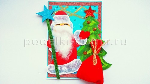 Новогодняя открытка «Окошко» Новогодняя открытка «Окошко»