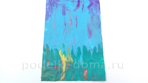 Аппликация из пластилина «Котик с букетом» Аппликация из пластилина «Котик с букетом»