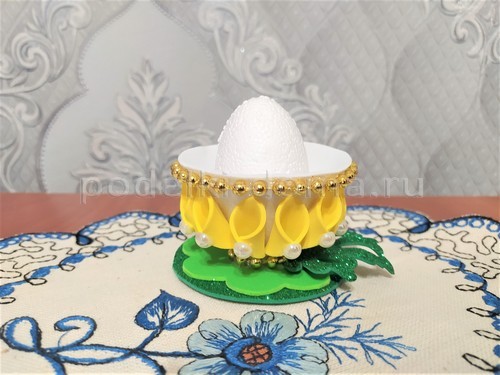 Пасхальная композиция из подручных материалов Пасхальная композиция из подручных материалов