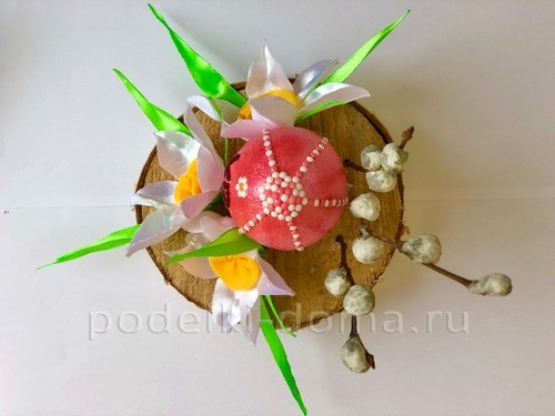 Пасхальная композиция из подручных материалов Пасхальная композиция из подручных материалов