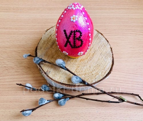 Пасхальная композиция из подручных материалов Пасхальная композиция из подручных материалов