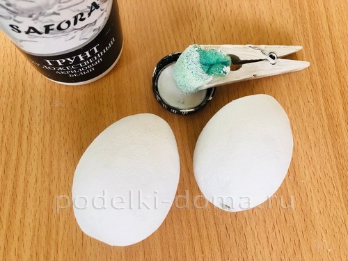 Пасхальная композиция из подручных материалов Пасхальная композиция из подручных материалов