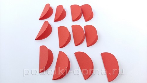 Объемная аппликация из бумаги – маки Объемная аппликация из бумаги – маки