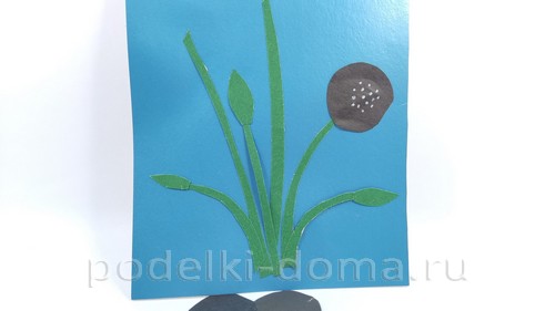 Объемная аппликация из бумаги – маки Объемная аппликация из бумаги – маки