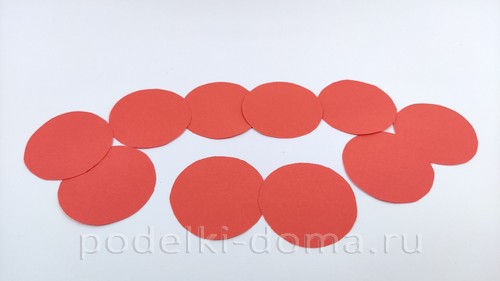 Объемная аппликация из бумаги – маки Объемная аппликация из бумаги – маки