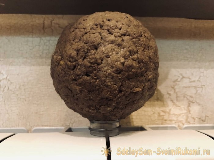 Ёлочный шар из упаковки от яиц Ёлочный шар из упаковки от яиц