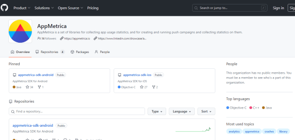 Яндекс опубликовал исходный код сервиса AppMetrica