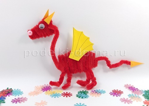 Дракон в технике модульное оригами Дракон в технике модульное оригами