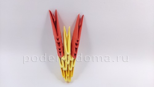 Дракон в технике модульное оригами Дракон в технике модульное оригами