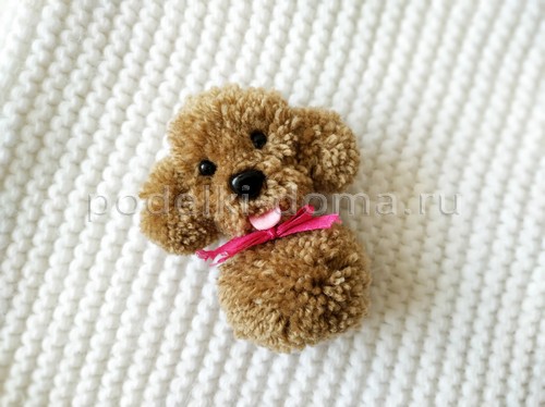 Игрушки из помпонов: кролик, мишка, собачка, хомячок Игрушки из помпонов: кролик, мишка, собачка, хомячок