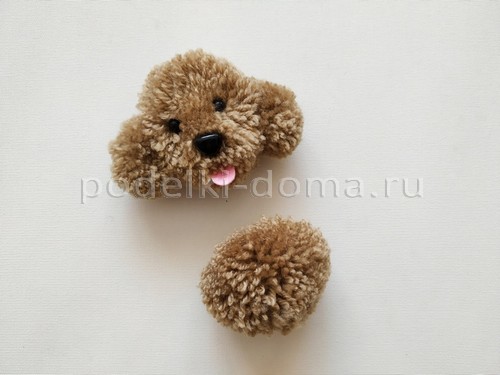 Игрушки из помпонов: кролик, мишка, собачка, хомячок Игрушки из помпонов: кролик, мишка, собачка, хомячок