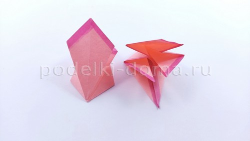 Цветы оригами: гладиолус и колокольчики Цветы оригами: гладиолус и колокольчики