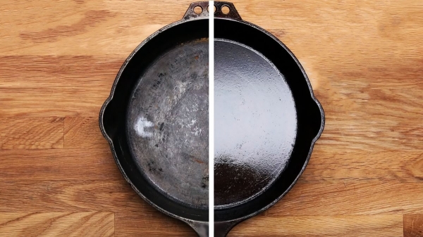 Как сделать сковородку антипригарной: средства и метод работы