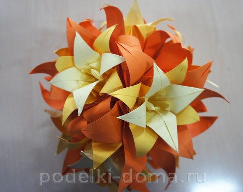 Цветы оригами: гладиолус и колокольчики Цветы оригами: гладиолус и колокольчики