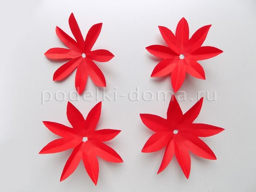 Бумажные цветы — 3 варианта Бумажные цветы — 3 варианта