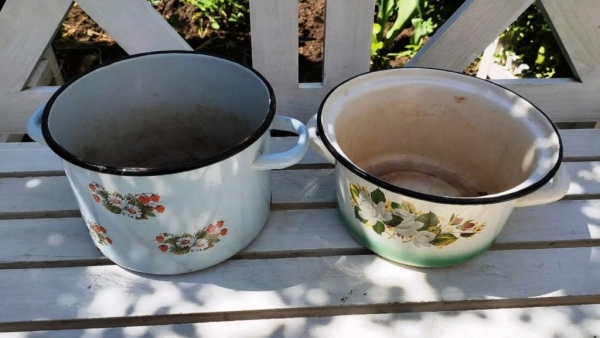 Зачем огородникам старые кастрюли на даче Зачем огородникам старые кастрюли на даче