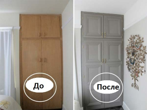 Как можно обновить старый и ненужный шкаф своими руками Как можно обновить старый и ненужный шкаф своими руками